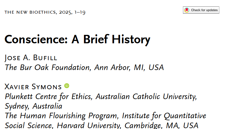 Conscience: A Brief History