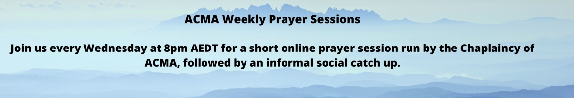 ACMA prayer sessions