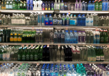 Bottled water brands are seen in a supermarket in Los Angeles, California, U.S., March 21, 2019. REUTERS/Lucy Nicholson/File Photo Purchase Licensing Rights